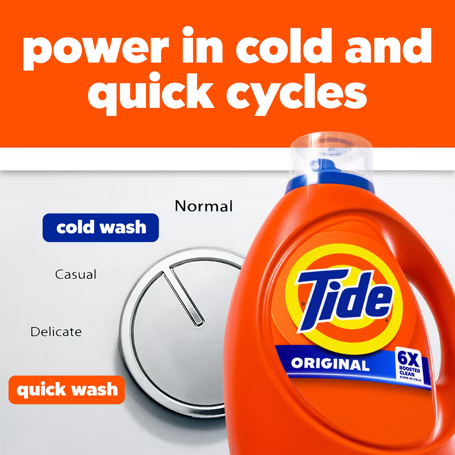Tide Original Liquid Laundry Detergent 80oz 64 Loads HE Compatible, 3 Pack
