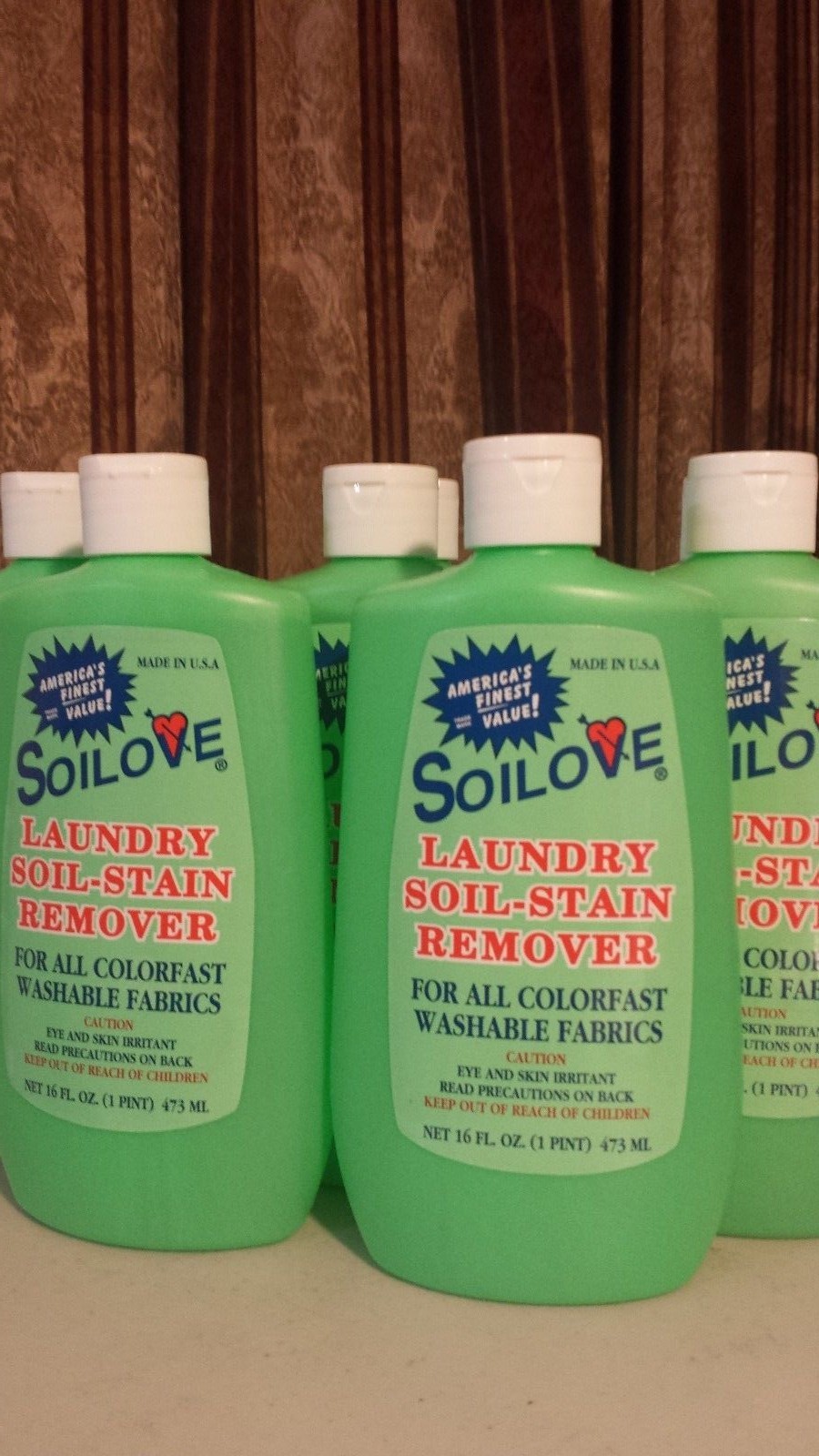 9 Bottles of Soilove Laundry Soil-Stain Remover 16 OZ FAST SHIPPING ORIGINAL USA