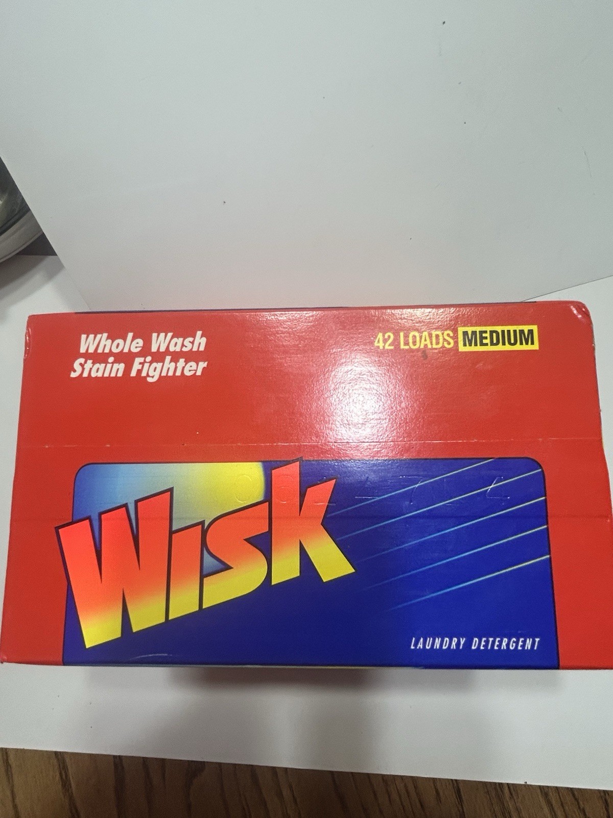Wisk Laundry Detergent Washing Powder NOS Vintage 1997 Sealed 90s Movie Prop