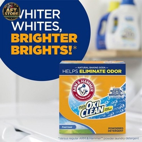 Arm & Hammer Fresh Scent Plus OxiClean Laundry Detergent Powder 160oz