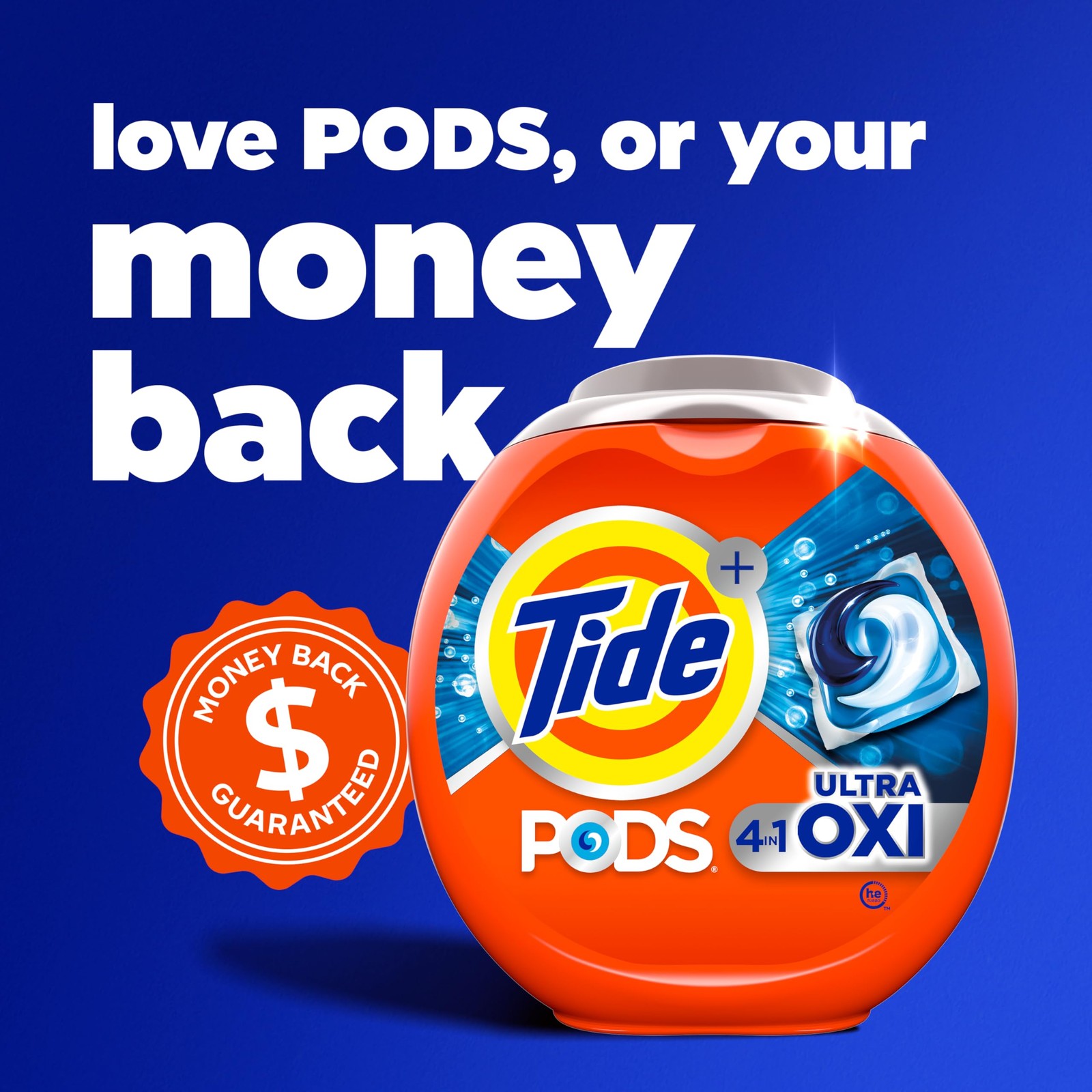 Tide 4-in-1 Ultra Oxi PODS Laundry Detergent 85 Count (Pack of 1), BZ29737