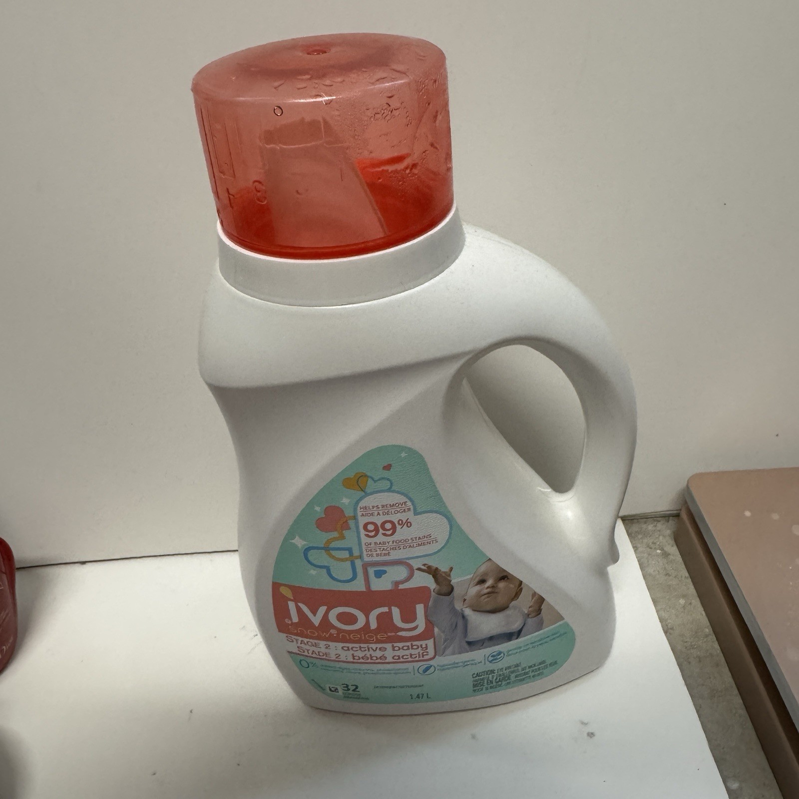 Ivory Snow Stage 2 Active Baby Laundry Detergent 1.47L
