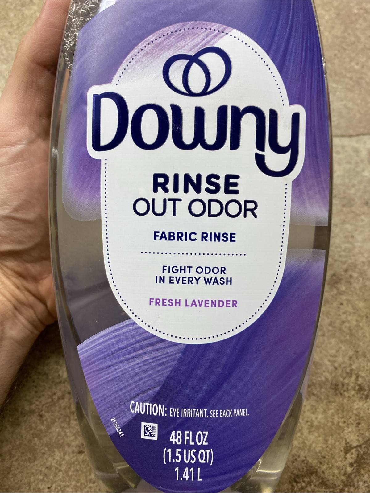 4 Downy RINSE & REFRESH Odor Remover and Fabric Softener, Fresh Lavender 48 Oz.