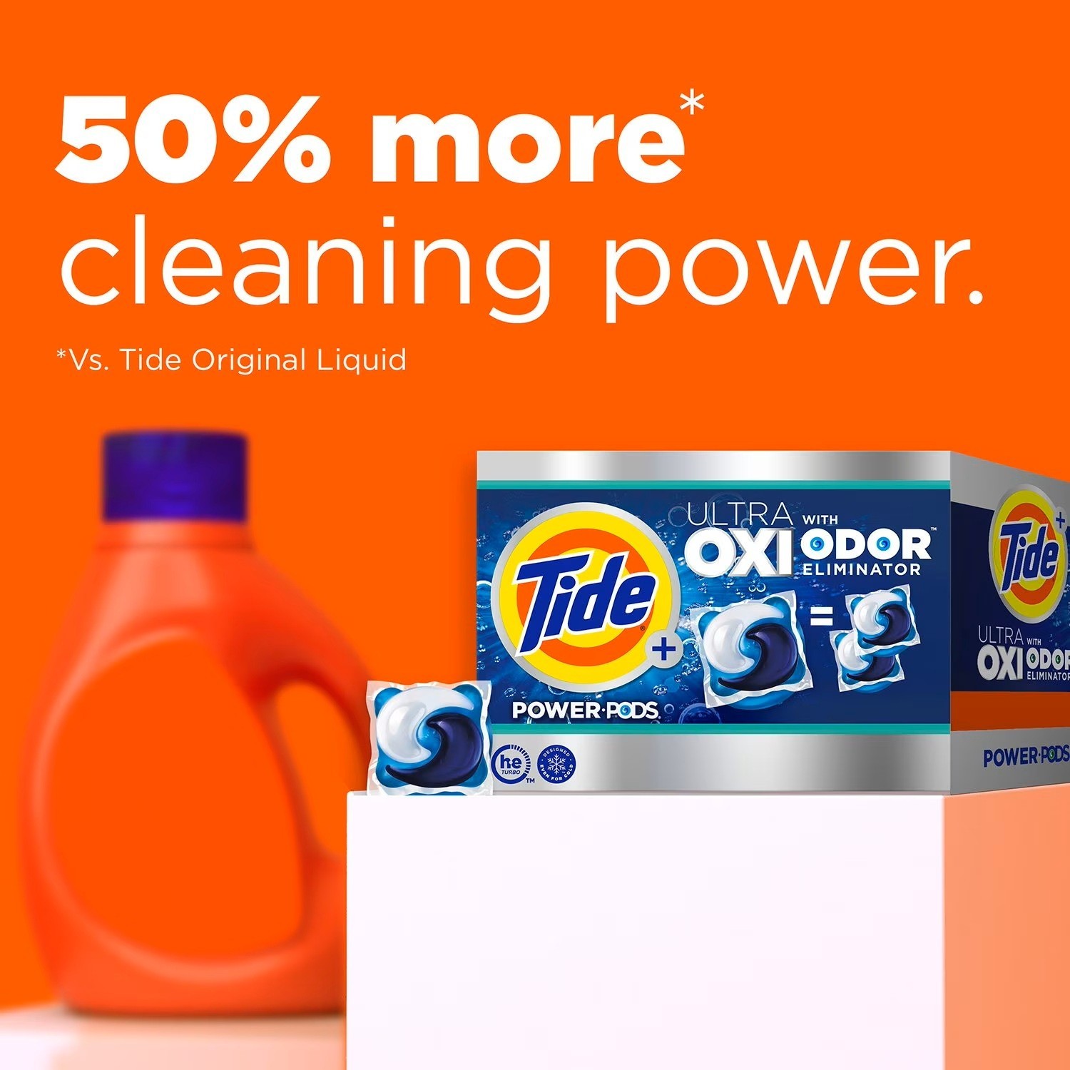 Tide Power PODS + Ultra OXI Laundary Detergent Pacs, 72 ct Great Price