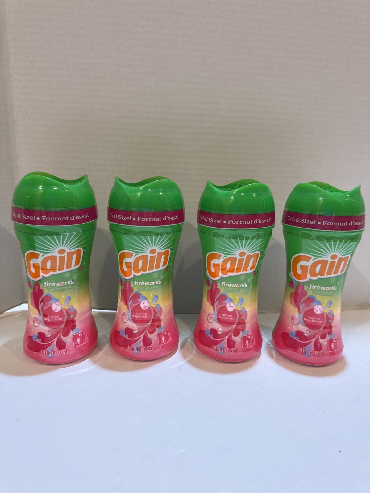 4 Pack Gain Fireworks In Wash Scent Booster Spring Daydream 5oz