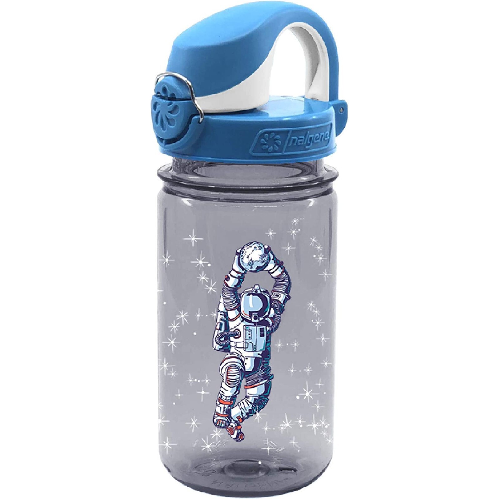 Nalgene Sustain On-The-Fly 12oz Kids Bottle (Gray Astronaut) OTF Reusable