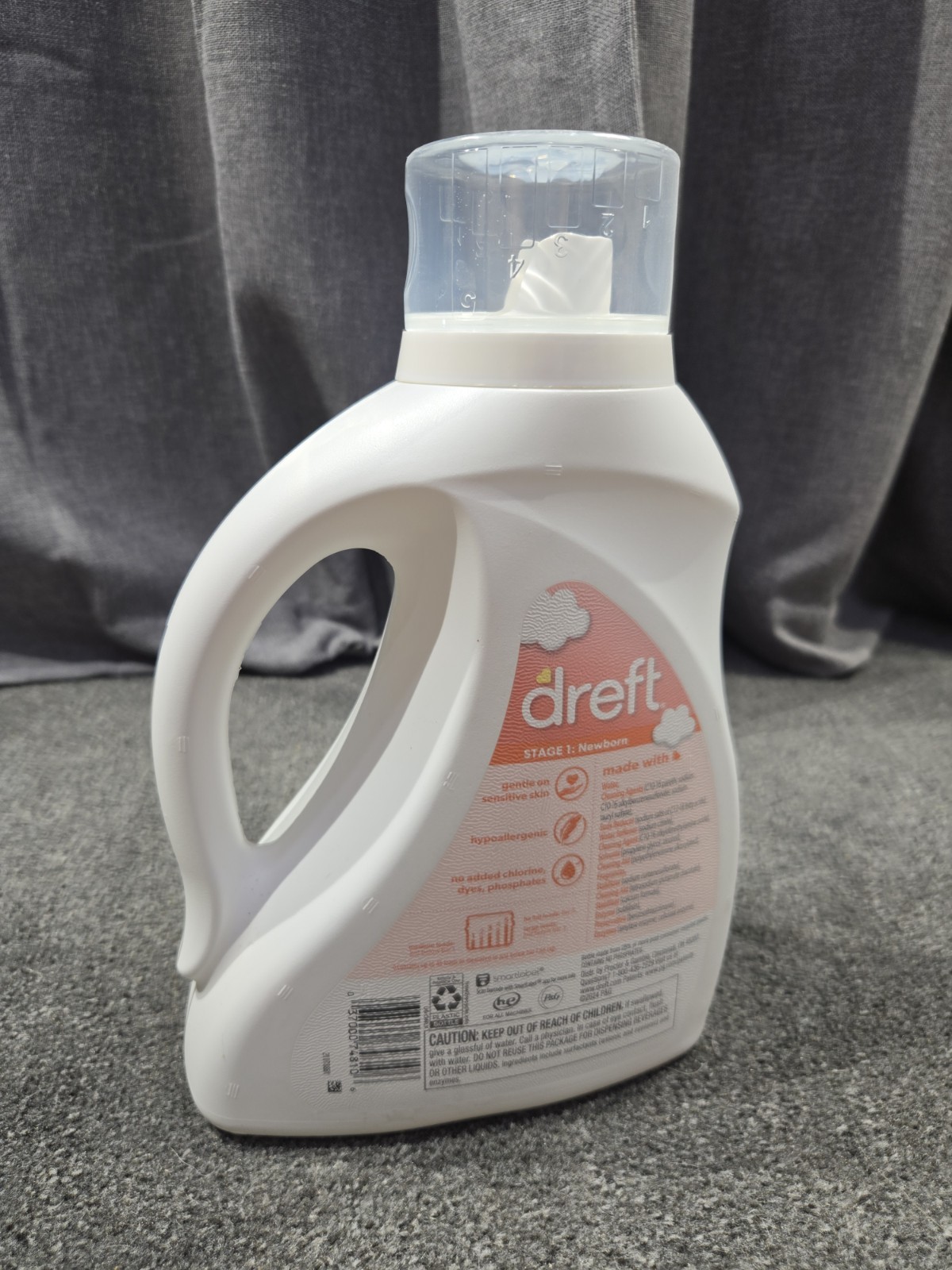 Dreft Stage 1 Newborn Baby Laundry Detergent 65 fl oz 45 Loads New Sealed…