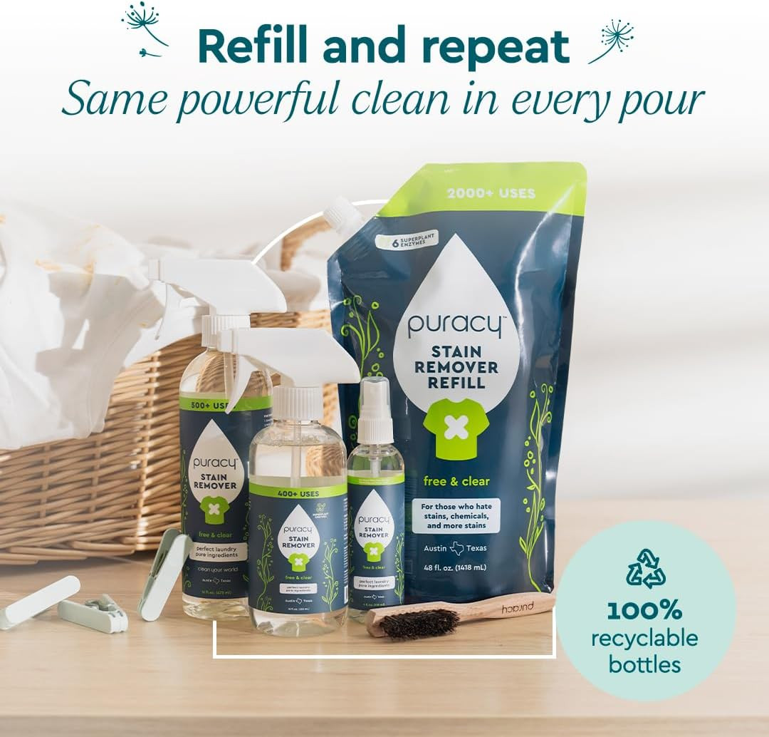 Stain Remover, Natural Travel and Laundry Stain Cleaner for Clothes, Baby Essent