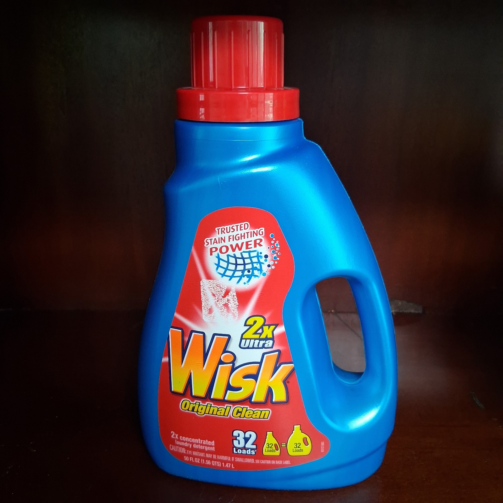 Wisk Original Clean 2X Ultra Concentrated Laundry Detergent 32 Loads 50oz