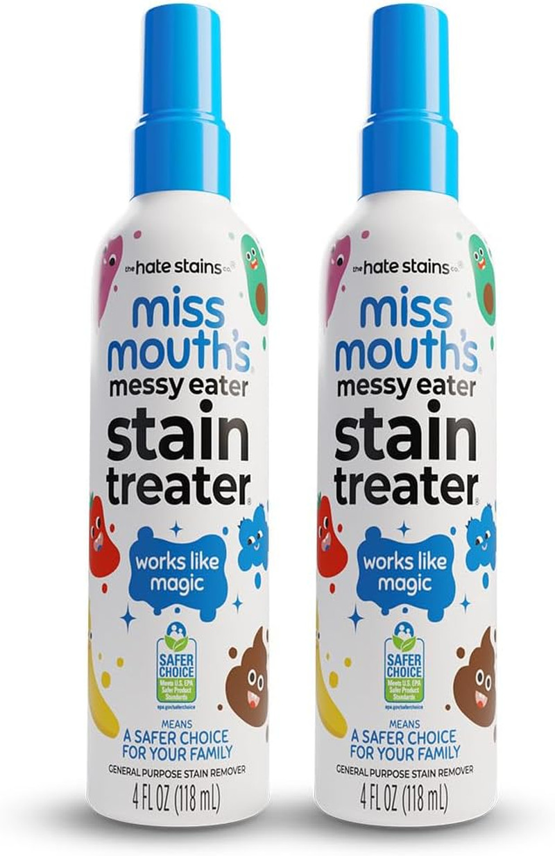 Miss Mouth’S Messy Eater Stain Treater, Laundry Stain Remover, 2 Pack | Newborn