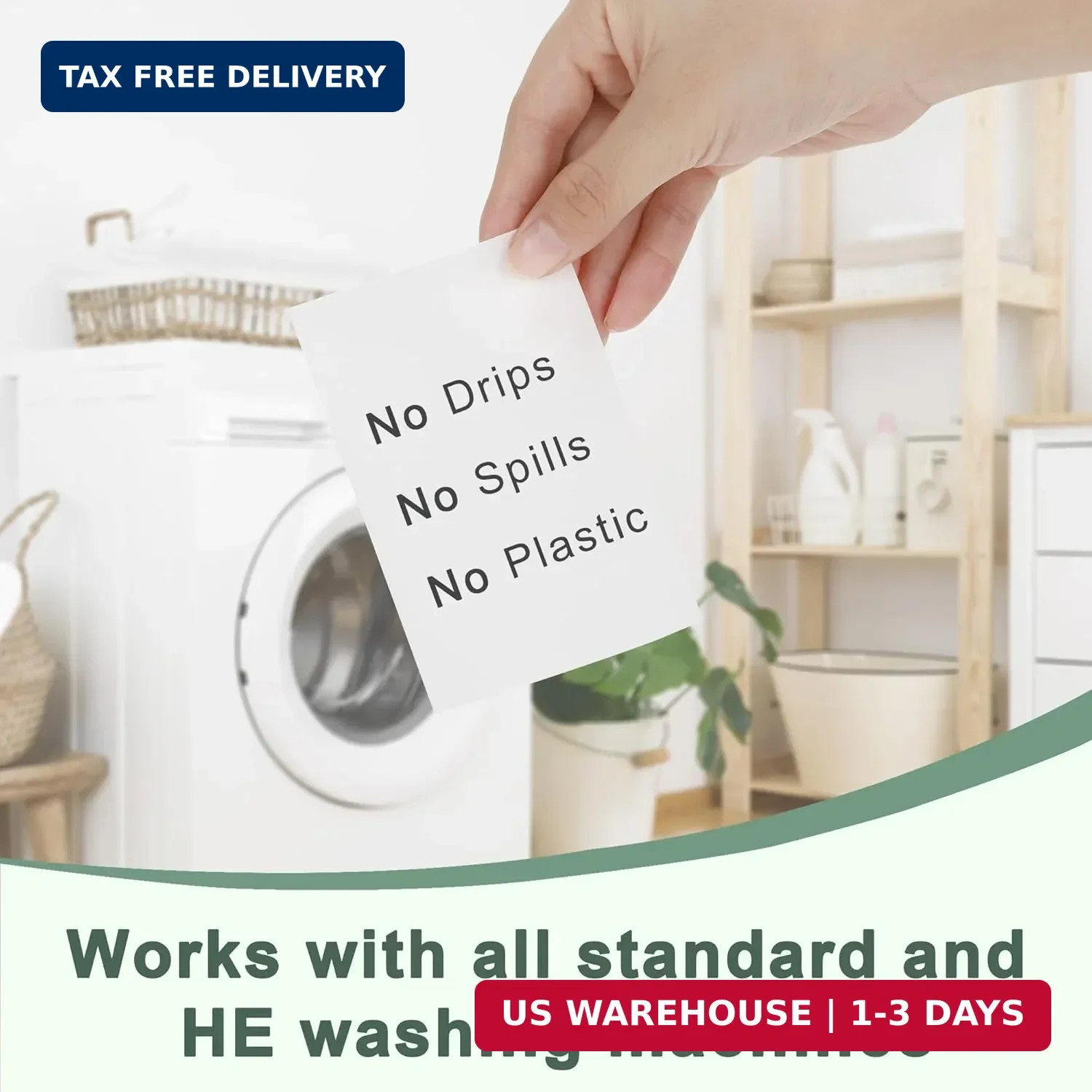 Laundry Detergent Sheets 260 Loads, Fresh Scent, Eco-Friendly Liquidless Soap St