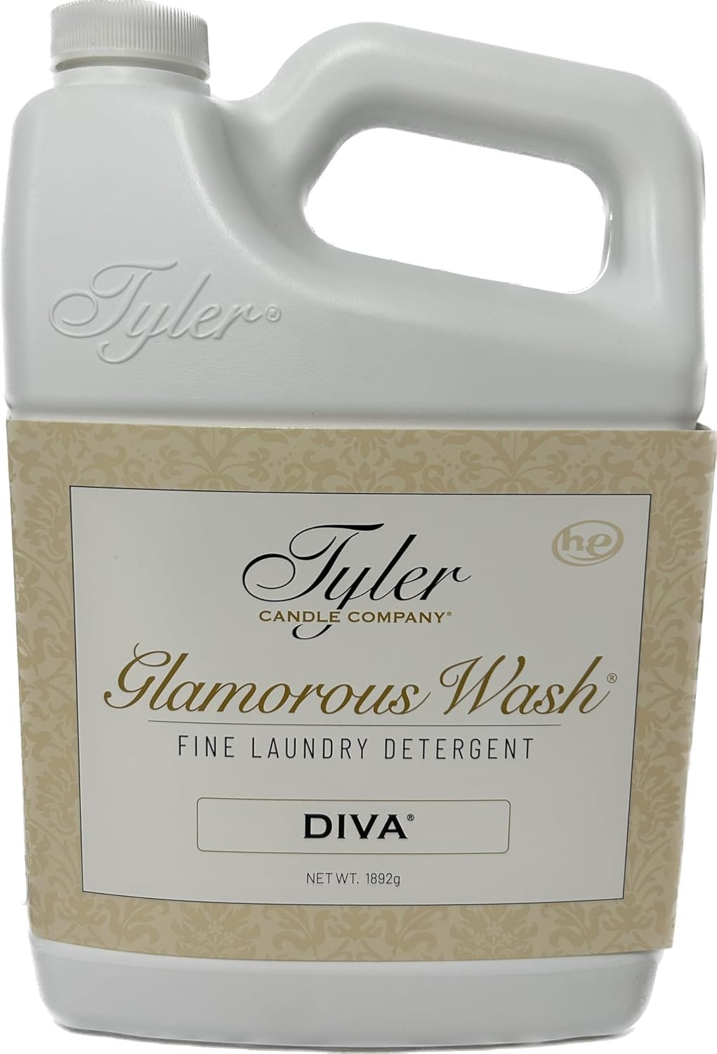 Tyler Glam Wash Laundry Detergent, Diva, Liquid, 64 Fl Oz Half Gallon HE Safe