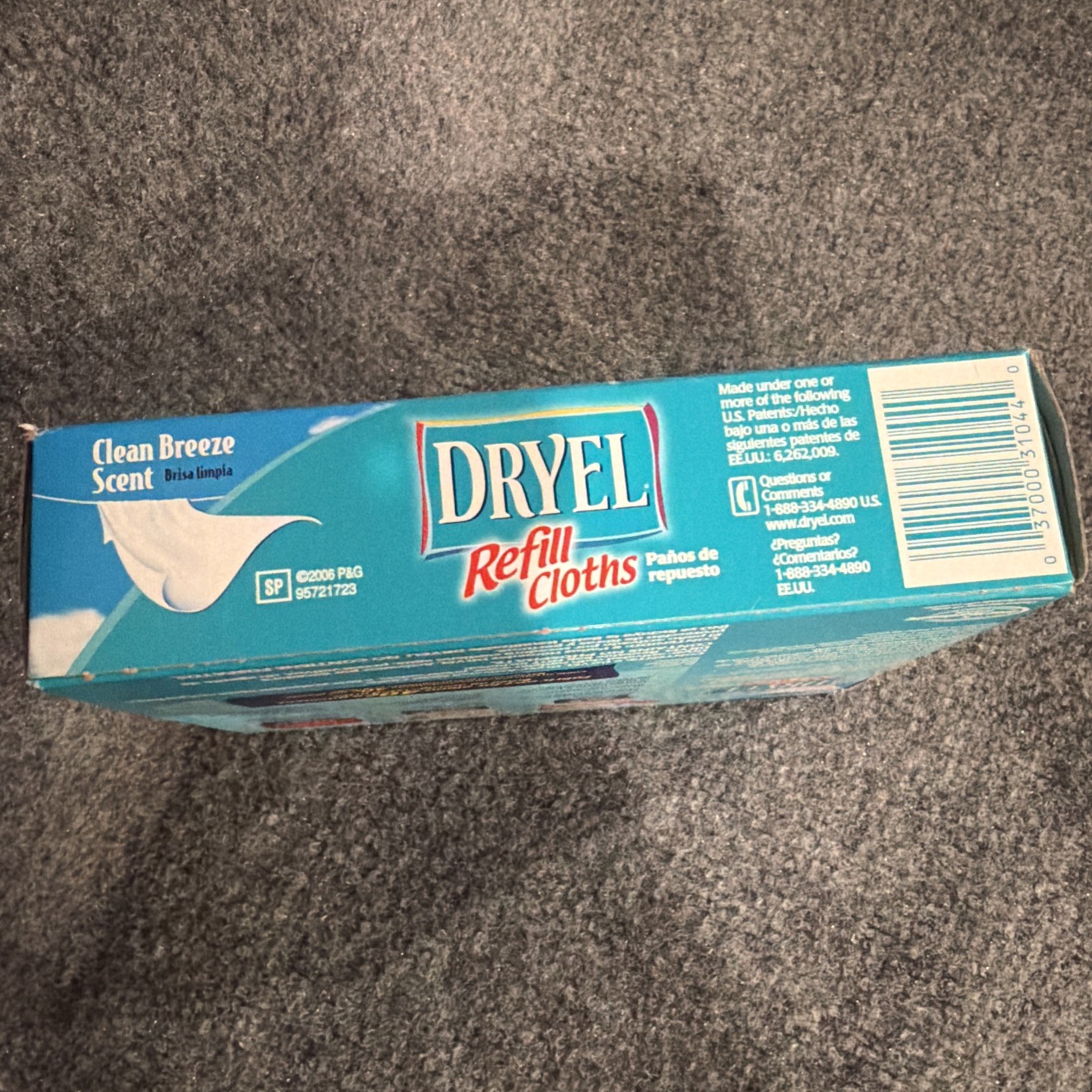 VTG DRYEL AT HOME DRY CLEANING REFILL 6 CLOTH CLEAN BREEZE SCENT NIB Discontinue
