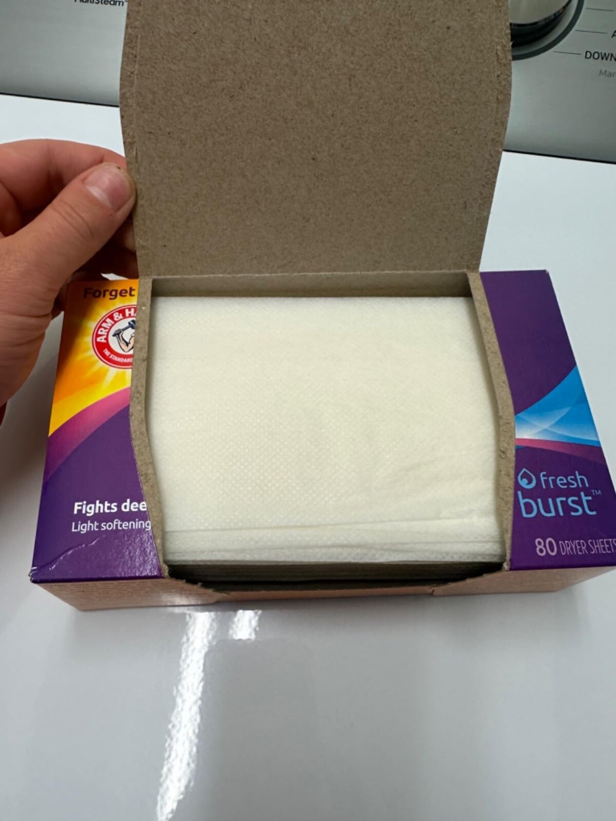 Arm & Hammer Dryer Sheet 80Ct Odor Blaster Fresh Burst Odor-Fighting Techn New