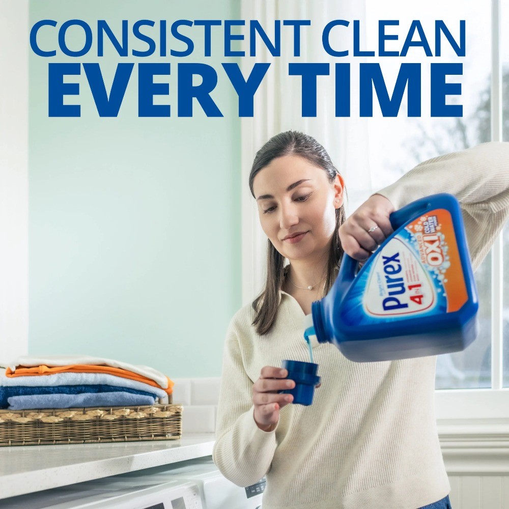 Purex Advanced Oxi Power Liquid Detergent, 128 fl oz, 85 Wash Loads