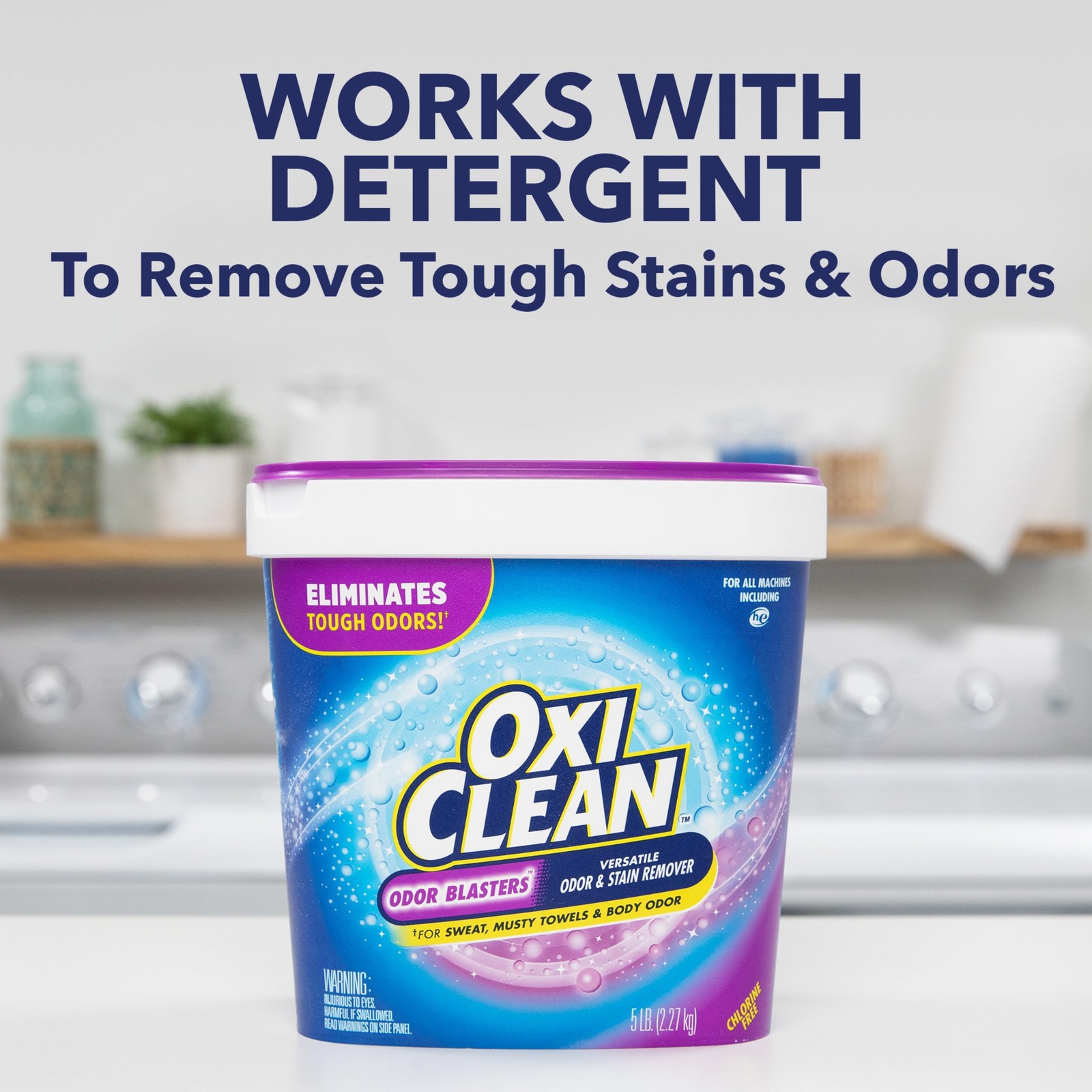 OxiClean Odor Blasters Versatile and Laundry 80 Ounce (Pack of 1), White