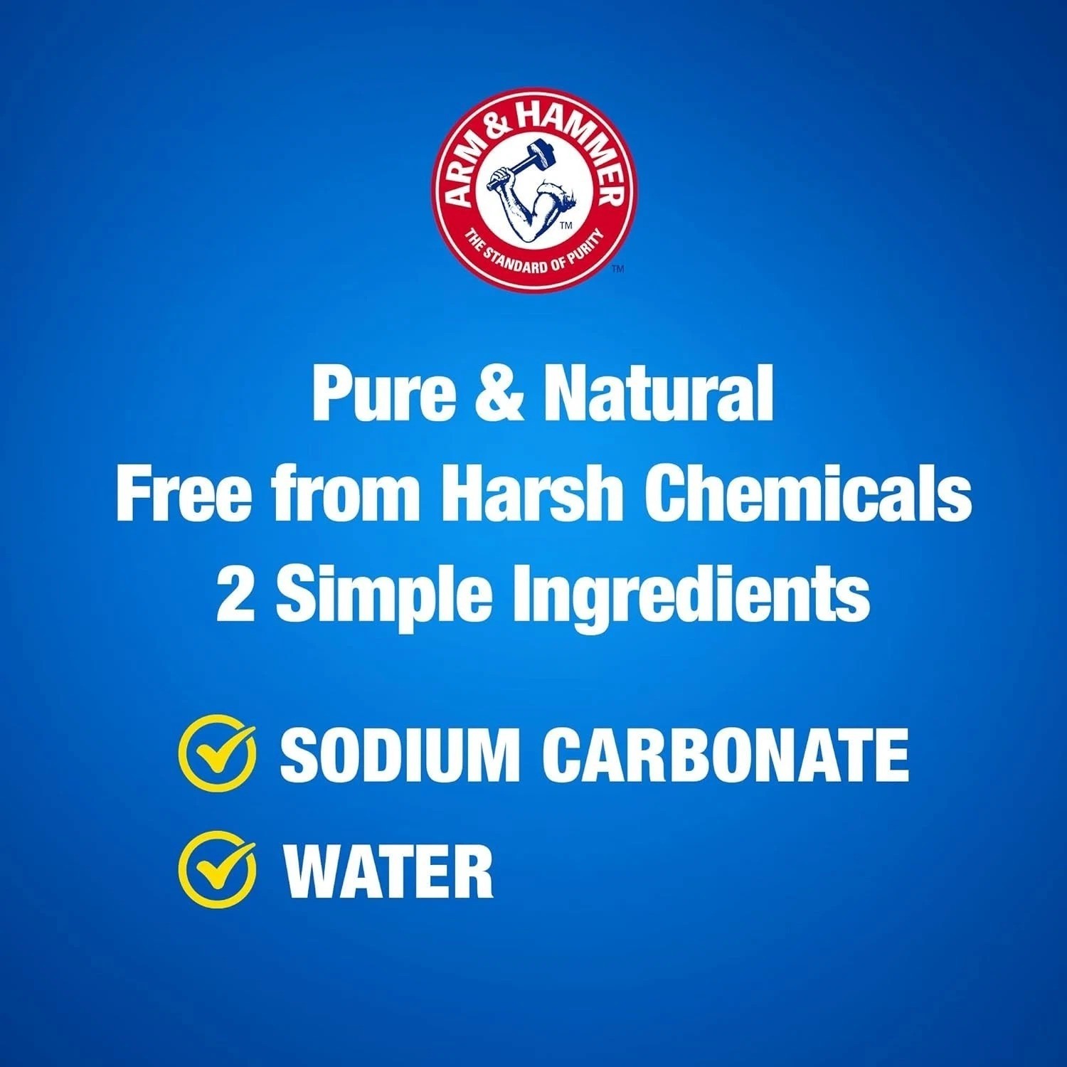 Arm & Hammer Super Washing Soda Detergent Booster & Household Cleaner, 55oz.