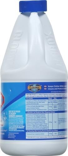 Concentrated Regular Disinfecting Liquid Laundry Bleach, 81 fl.oz 2 pack