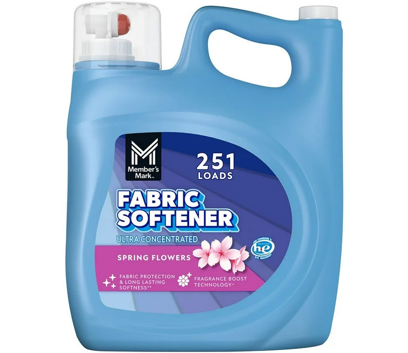 Member’s Mark Liquid Fabric Softener Spring Flowers 170 fl oz 251 Loads