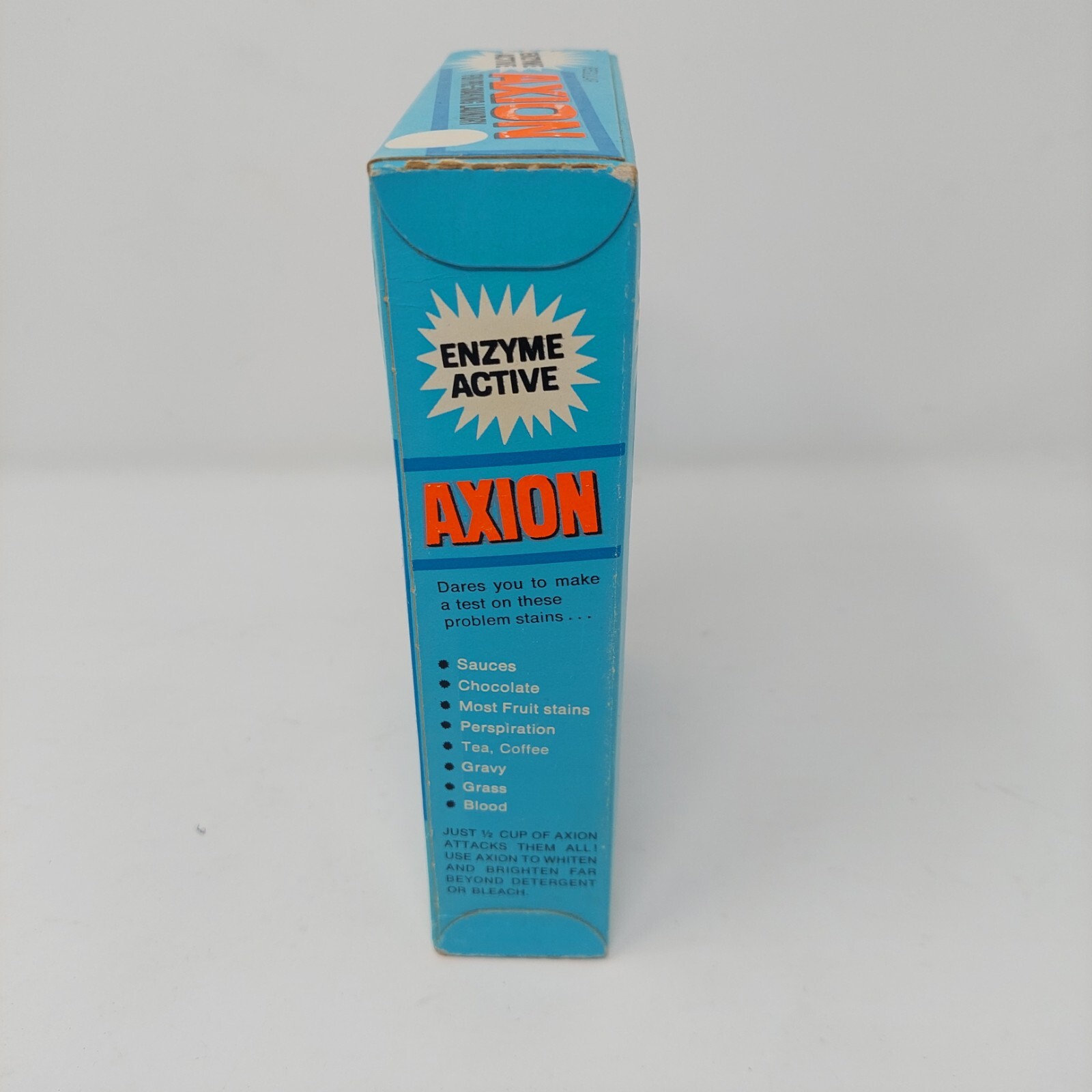 Axion Vintage Colgate Palmolive Pre Soak Laundry Detergent 1960’s Full Box 12 Oz