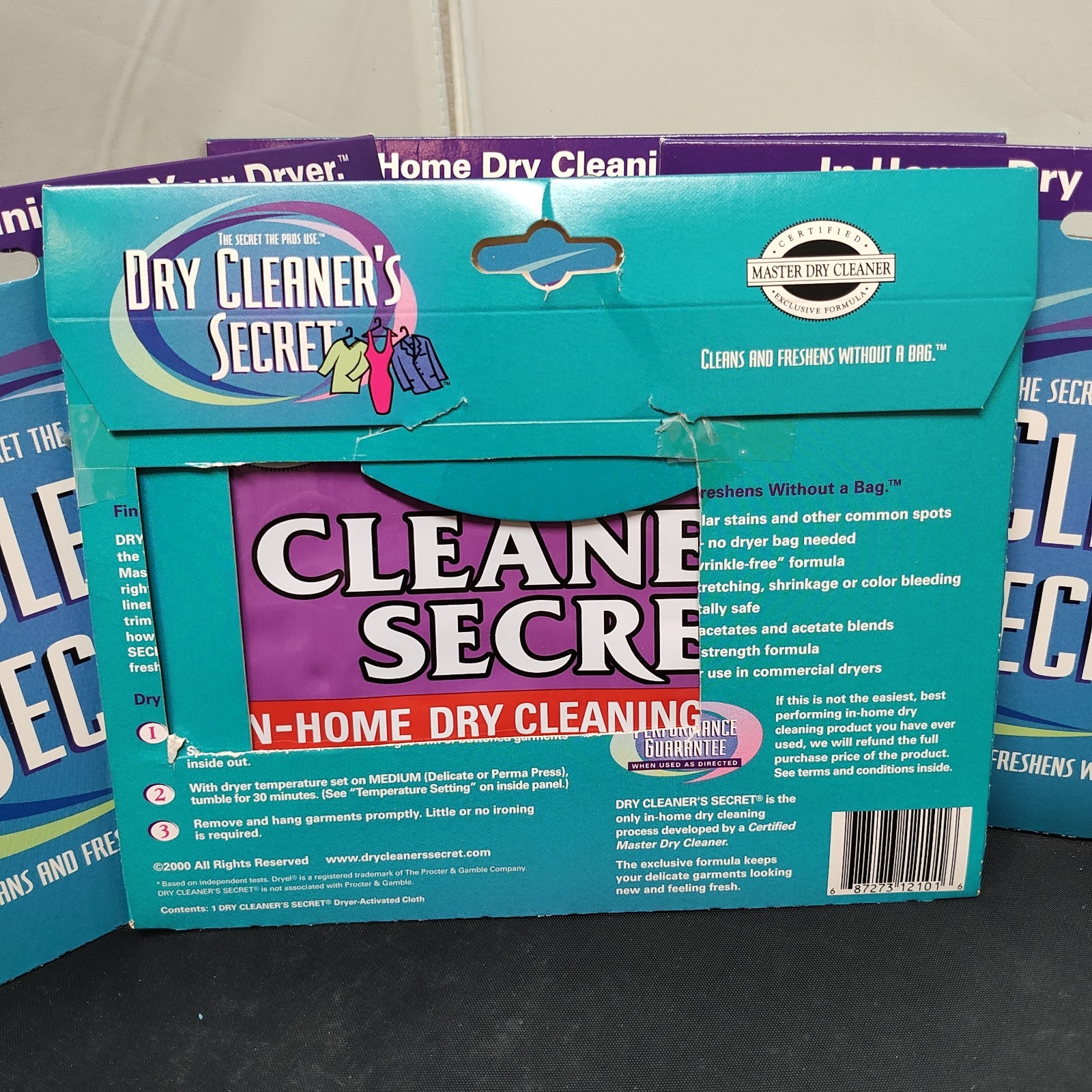 Dry Cleaner’s Secret 4 Sheets Total Dry Clean At Home NEW Packaging Bad See Pics