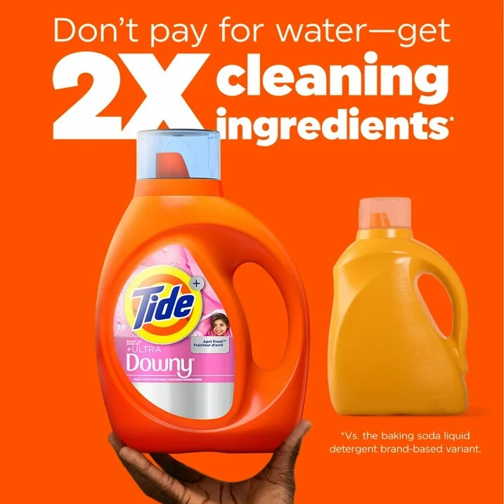 Tide Plus Ultra Downy Liquid Detergent, 4-Pack, 156 Loads | Save $10