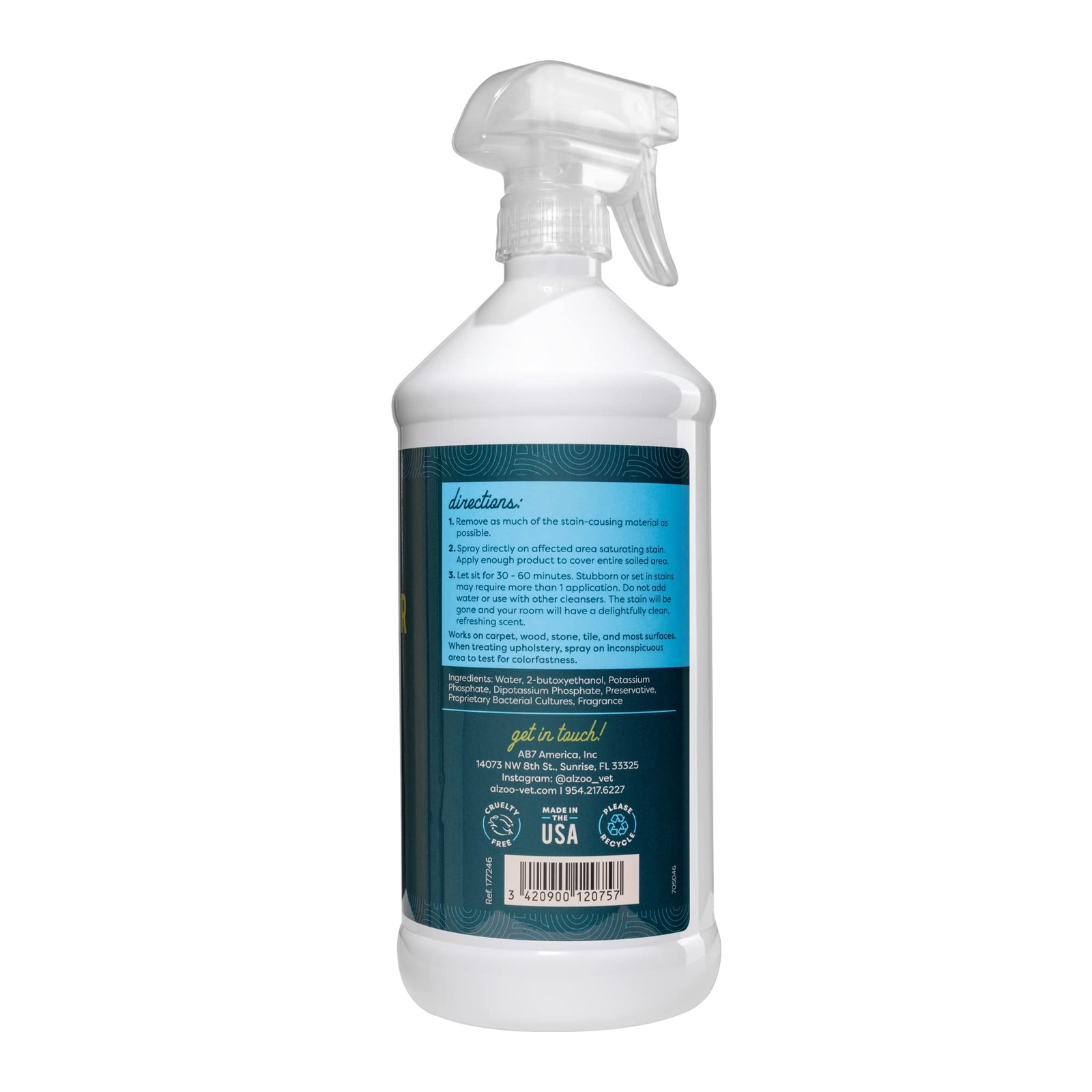 Pet Stain & Odor Spray for Dog & Cat Urine, Carpet, Furniture & Floors | Acti…
