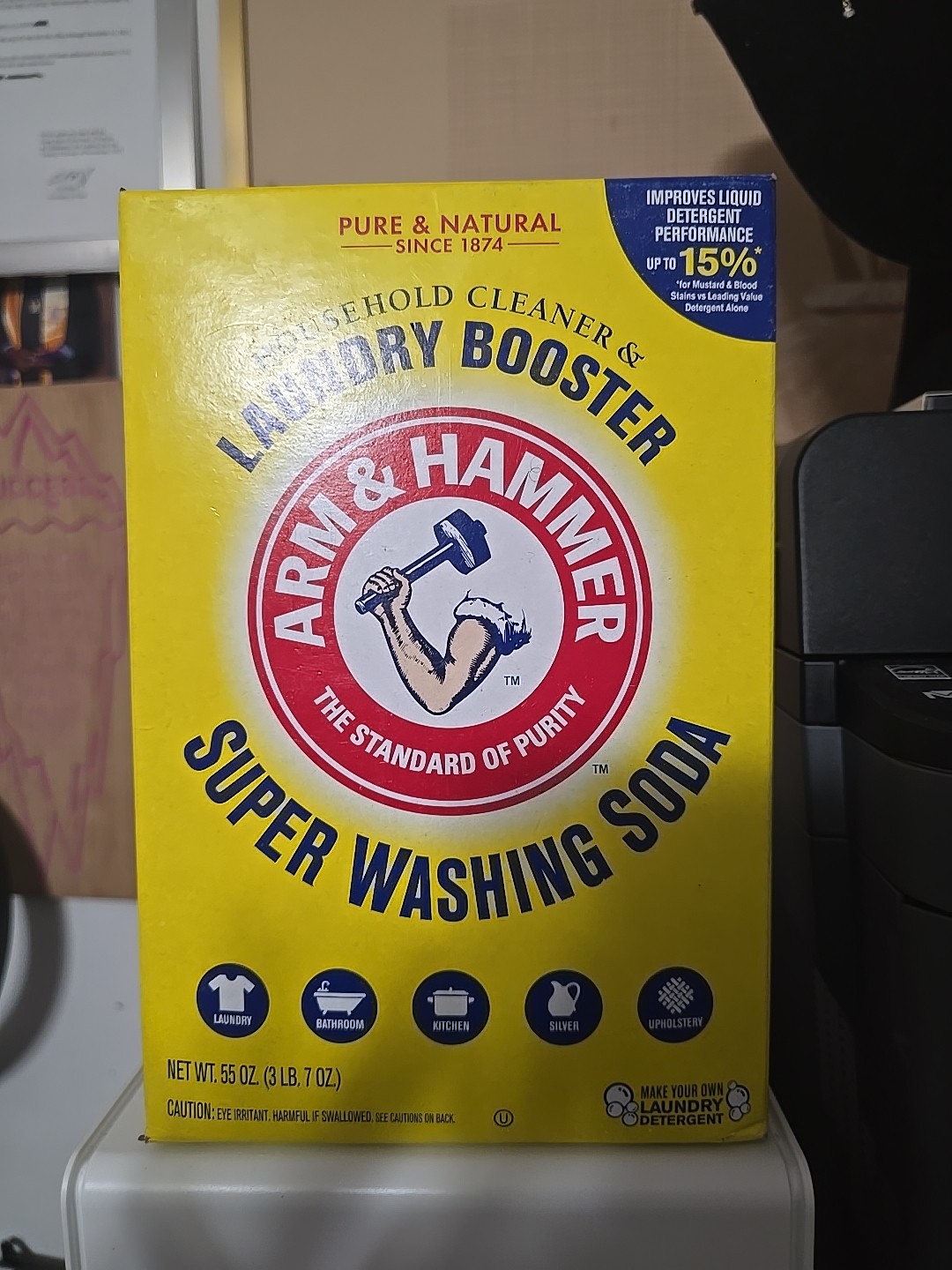 Arm & Hammer Super Washing Soda Detergent Booster – 55 oz