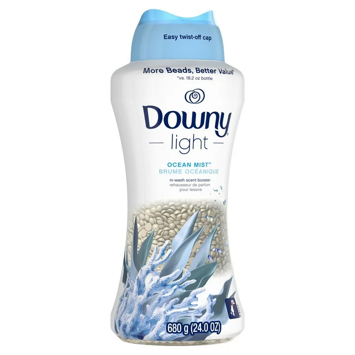 Downy Light Laundry Scent Booster Beads Ocean Mist Scent 24 oz