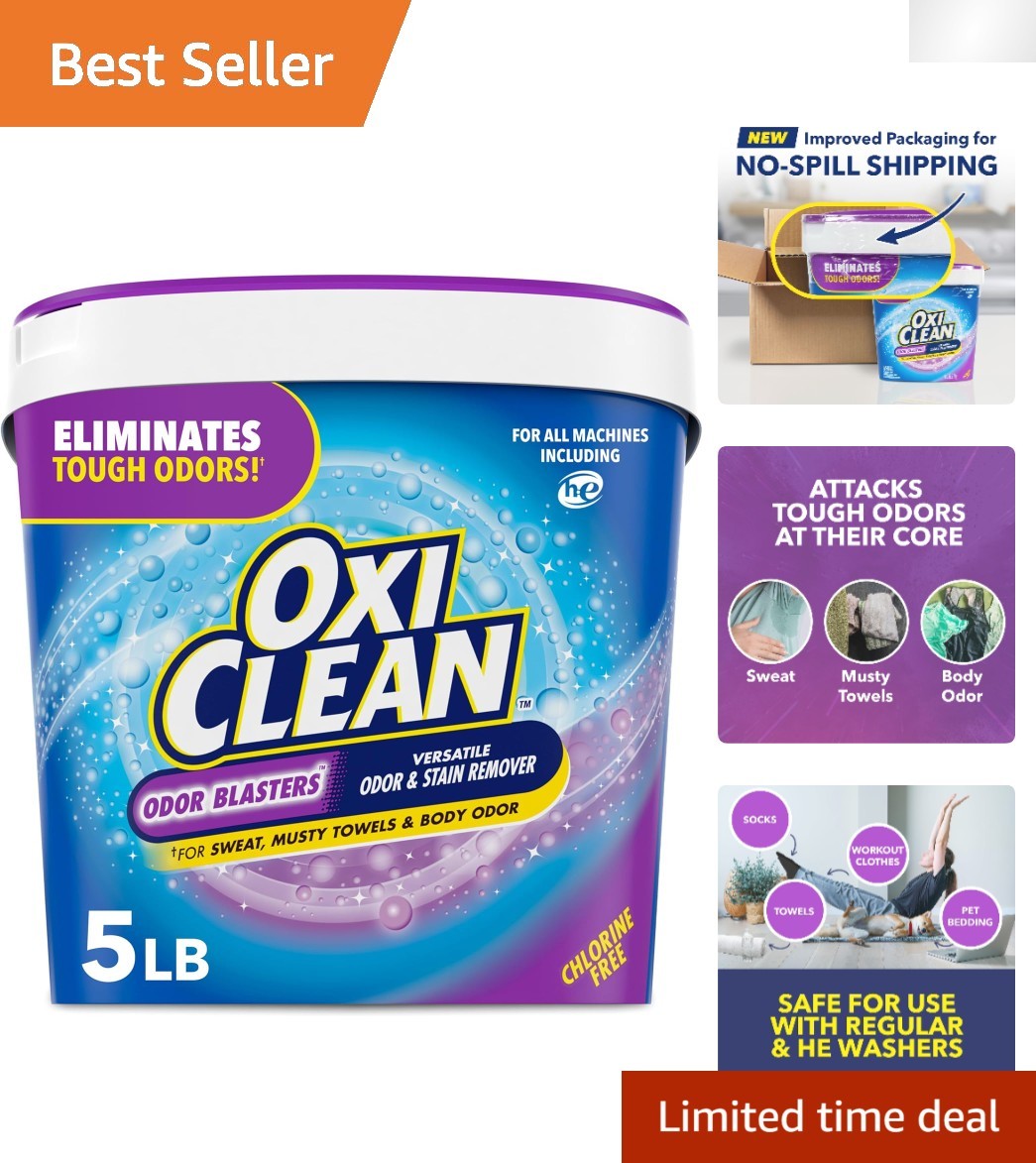 5 lb All-Purpose Odor Blasters Powder – Tough on Stains, Gentle on Fabrics