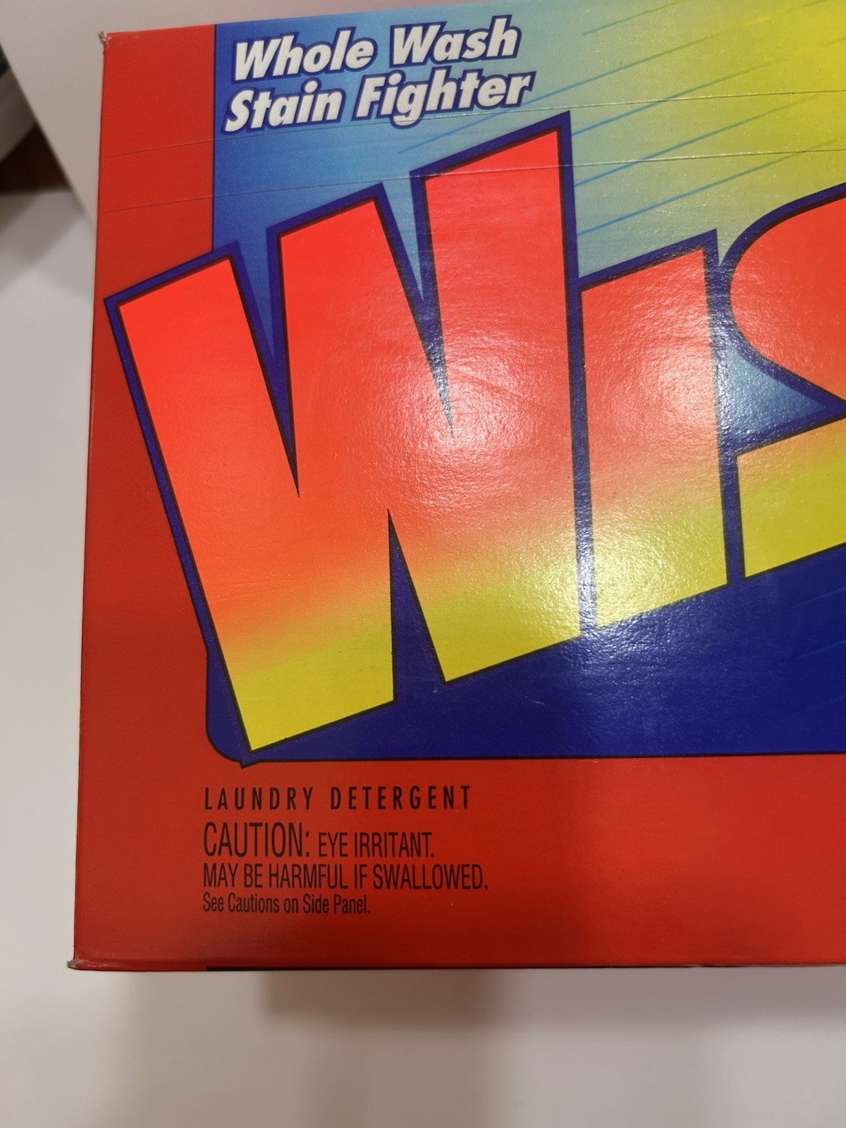 Wisk Laundry Detergent Washing Powder NOS Vintage 1997 Sealed 90s Movie Prop
