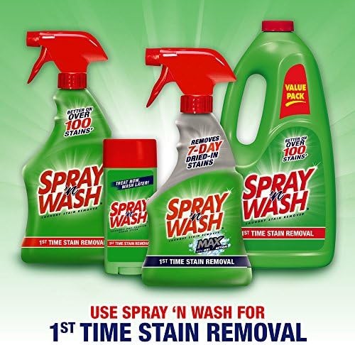 Spray N’ Wash Stain Remover Spray, Laundry Pre-Treat for Everyday Stains, 22o…