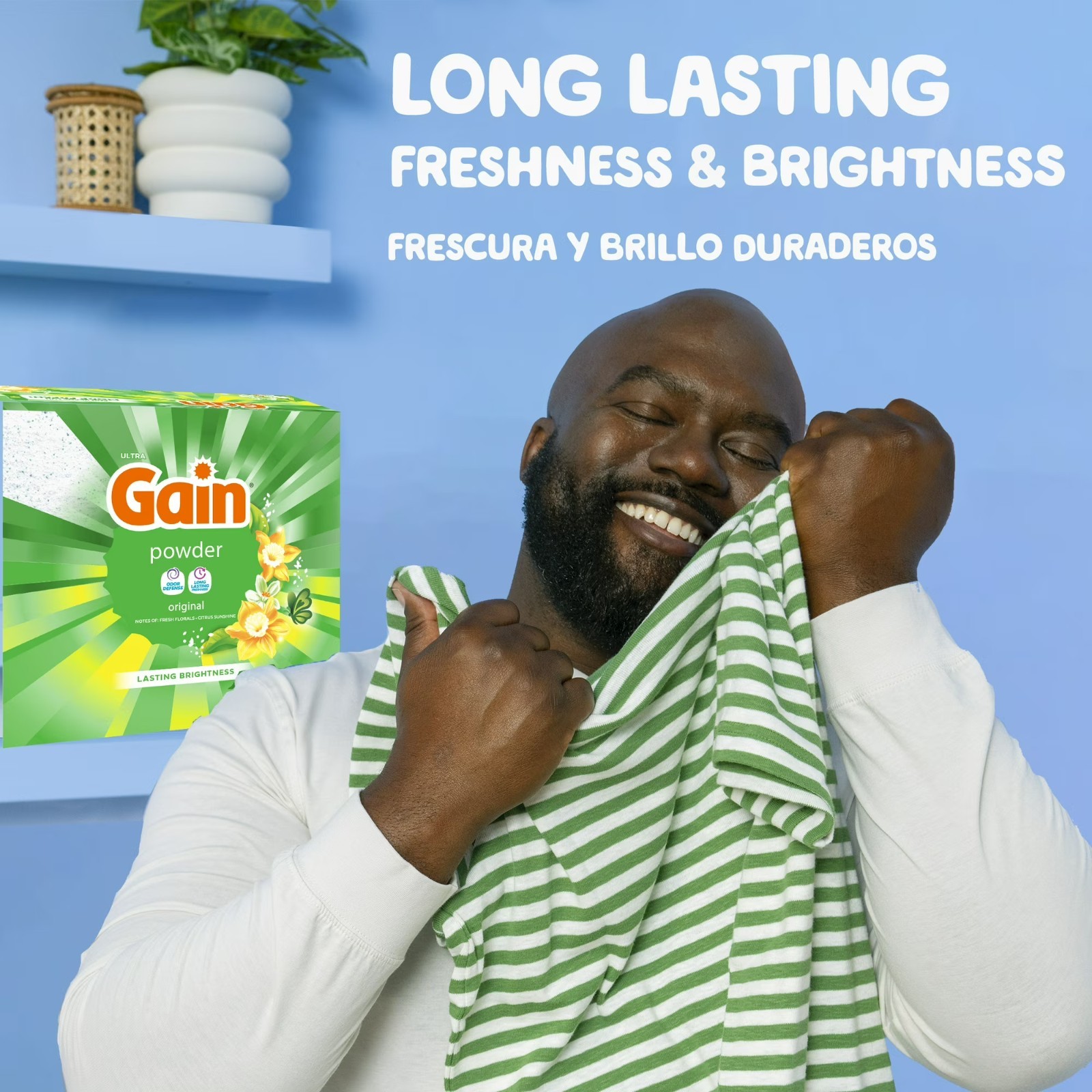 Gain Powder Laundry Detergent, Original Scent, 154 oz, 167 Loads