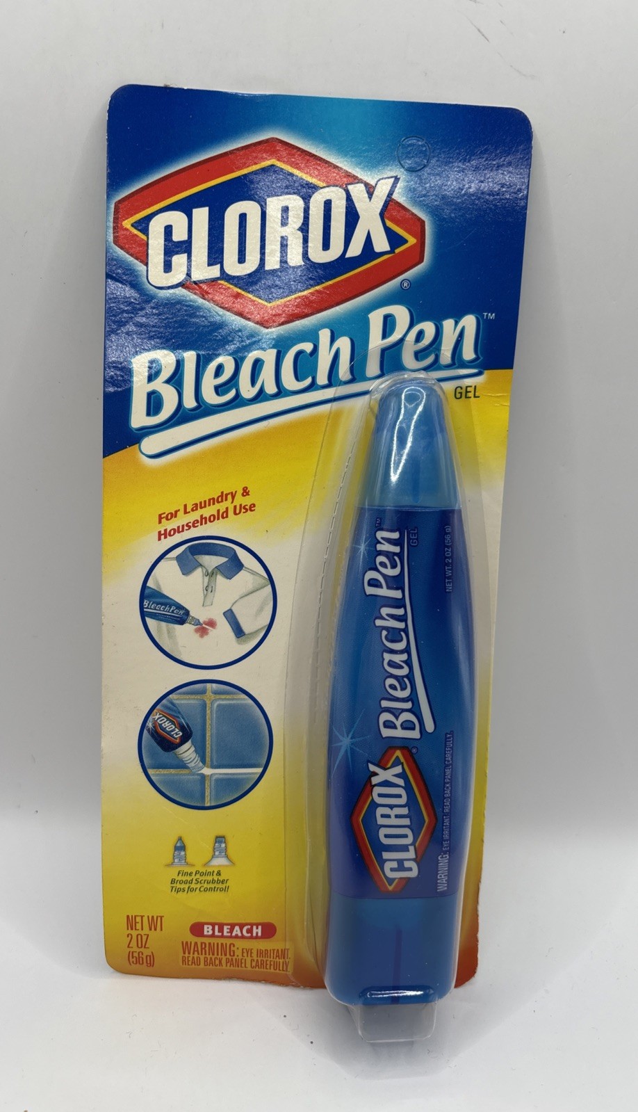 Clorox Bleach Pen Gel Dual Tipped 2 oz Discontinued 2002 NEW SEALED