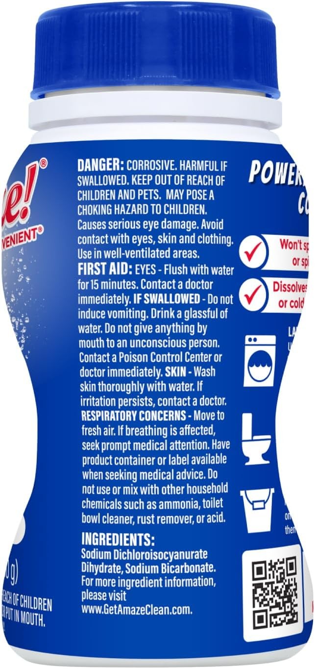 AMAZE Ultra Concentrated Bleach Tablets [32 tablets] – Original Scent – for Laun