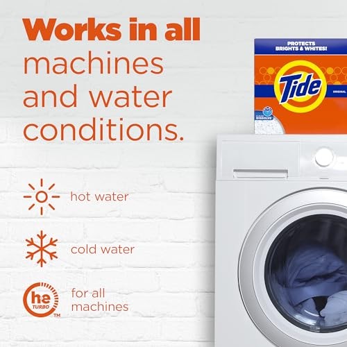 Tide Original Powder Laundry Detergent, 85 oz, 75 Loads, HE Machine Safe