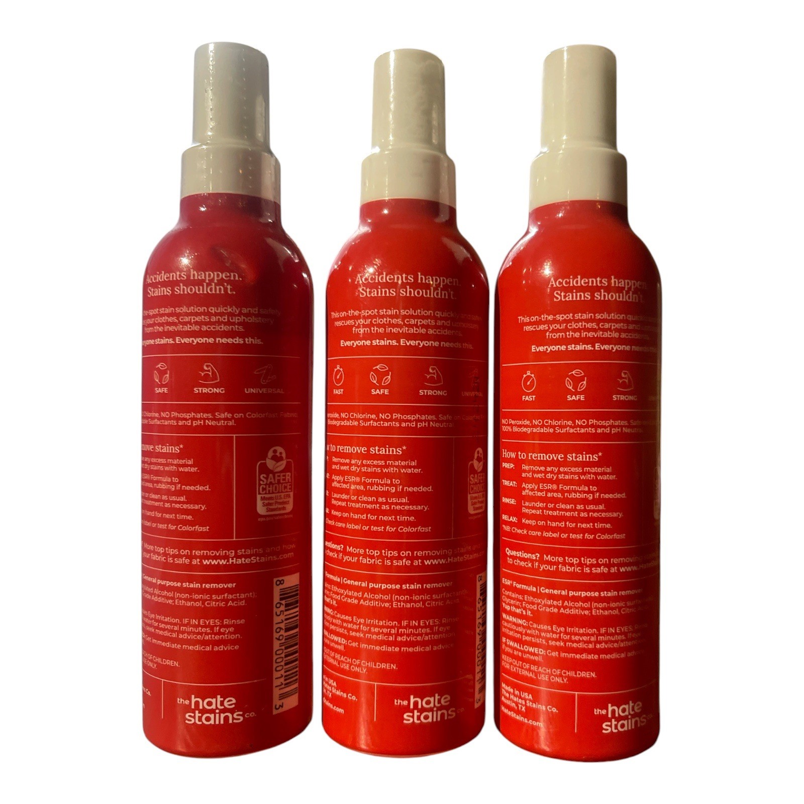 3 Pack Stain Rescue Emergency Stain Remover Spray 120mL On-The-Spot Solution