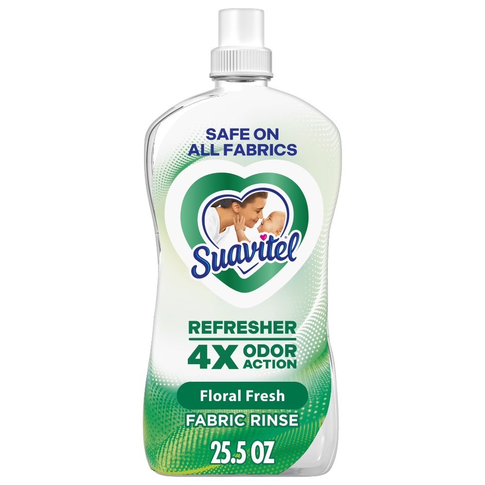 Fabric Refresher and Odor Eliminator, 4X Odor Action, Floral Fresh Scent, 25.5