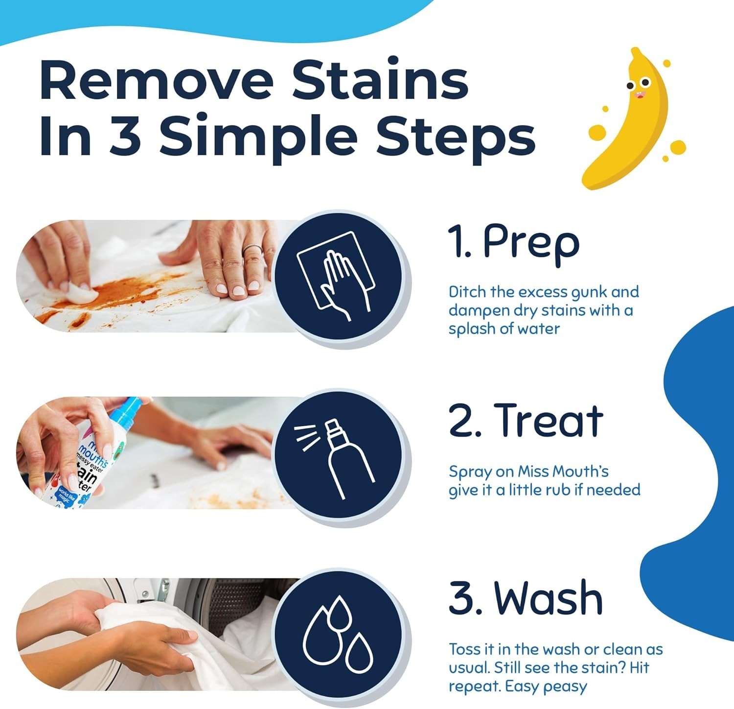 Stain Removal Spray for Clothes and Upholstery, 2 Pack – Fast Acting Formula