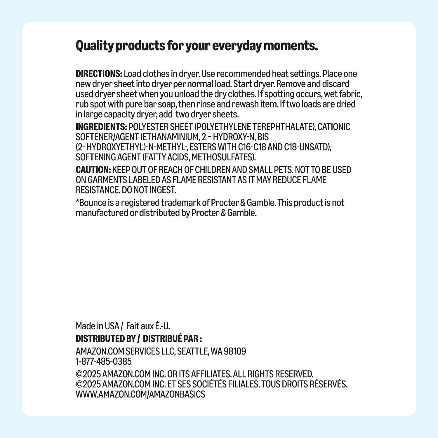 160 Hypoallergenic Dryer Sheets – Controls Static and Wrinkles, Unscented Care