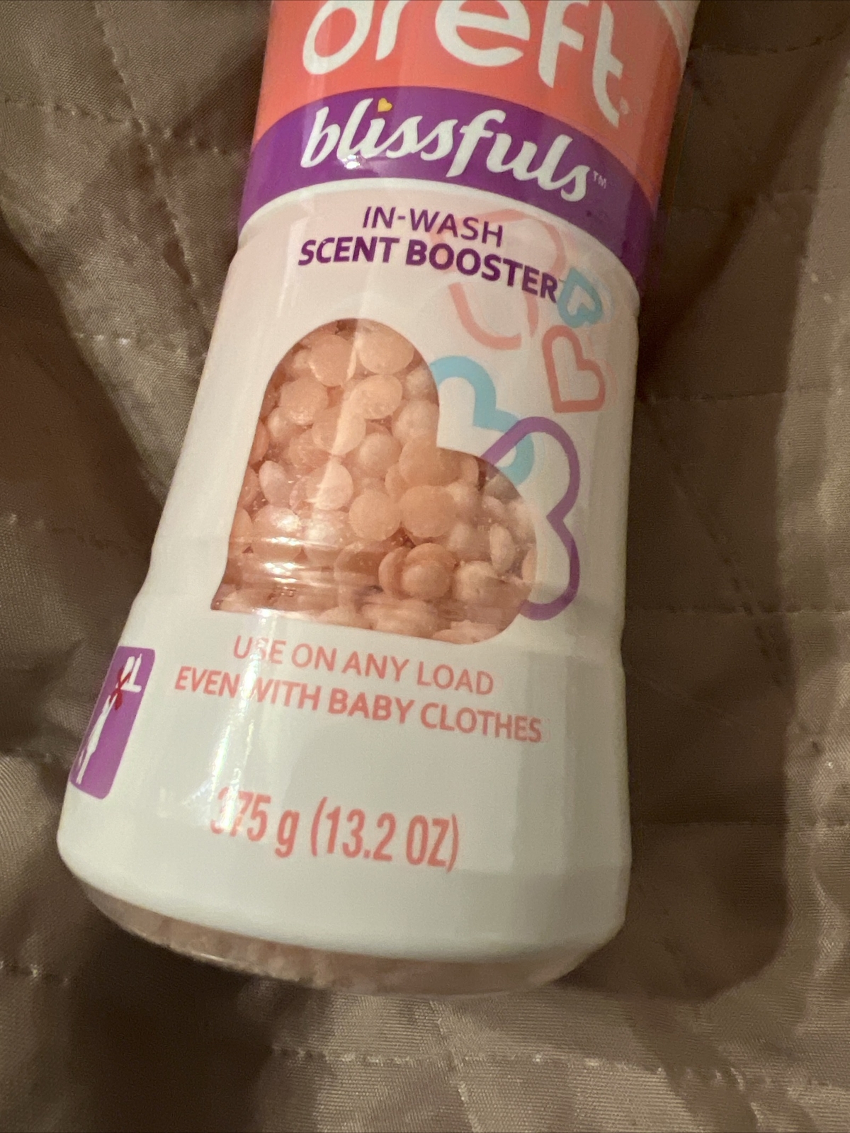 Dreft Blissfuls Laundry Scent Booster Beads for Washer, Baby Fresh Scent 13.2oz