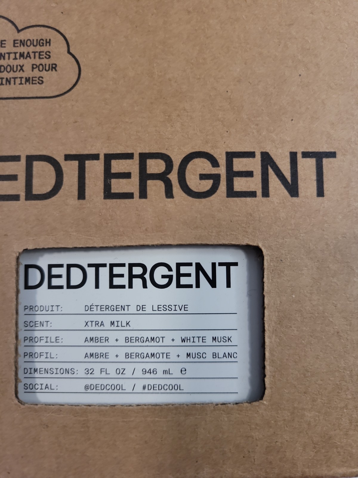 DedCool Dedtergent Xtra Milk | Milk | 946ml – New in Box