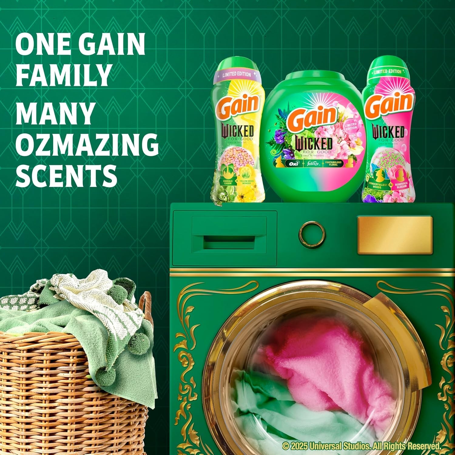 Gain Flings Wicked For Good Laundry Detergent Pacs 42 Count Floral HE 3-in-1