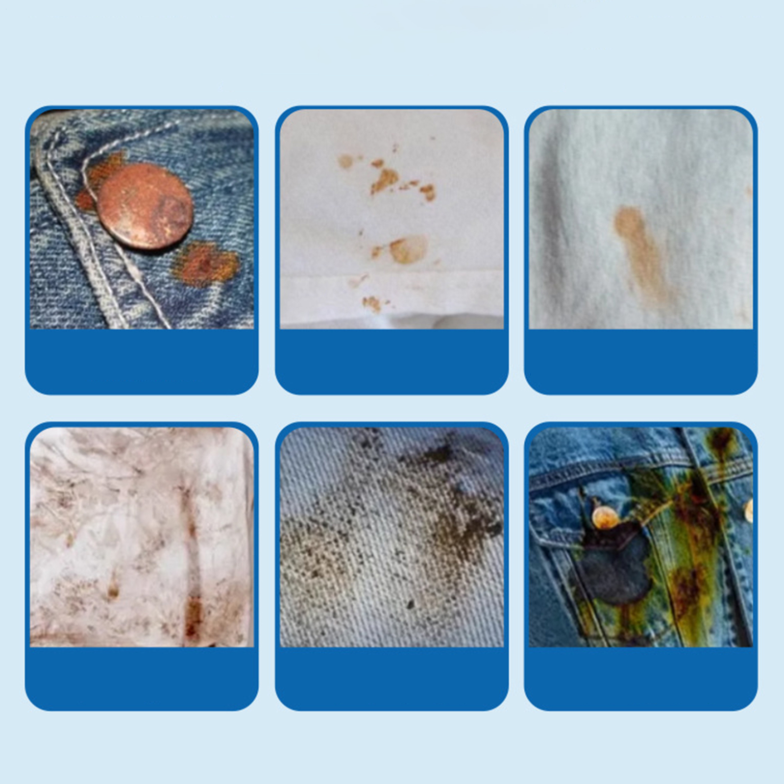 Fabric Rust Cleaner Professional Multifunctional Stains Remover Cleaning Liquid