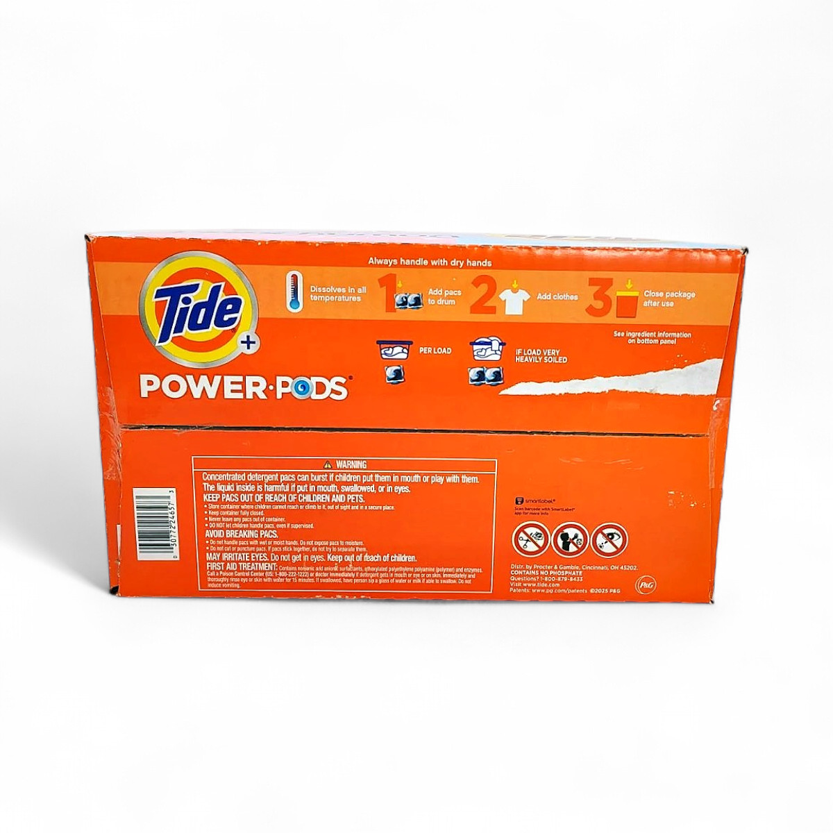 Tide Power PODs Downy Soft Boosters Laundry Detergent Pacs, April Fresh, 72 ct