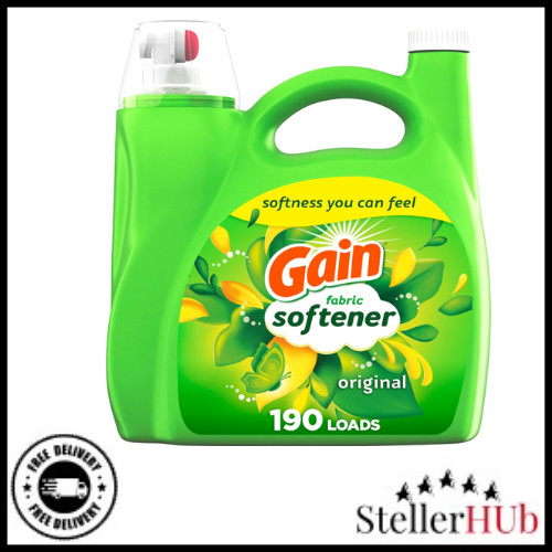 Gain Fabric Softener Original Scent 140 fl oz 190 Loads HE Compatible Pack of 1