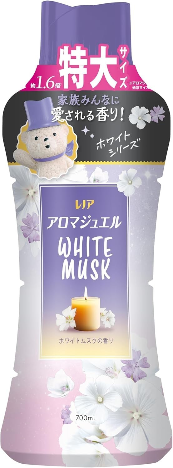 Lenor Aroma Jewel Perfume Laundry White Musk Scent 700ml Made In Japan