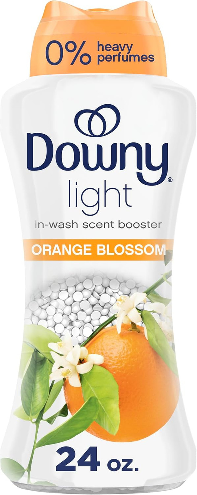 Downy Light Laundry Scent Booster Beads, Orange Blossom Scent, 24.0 OZ, In-Wash