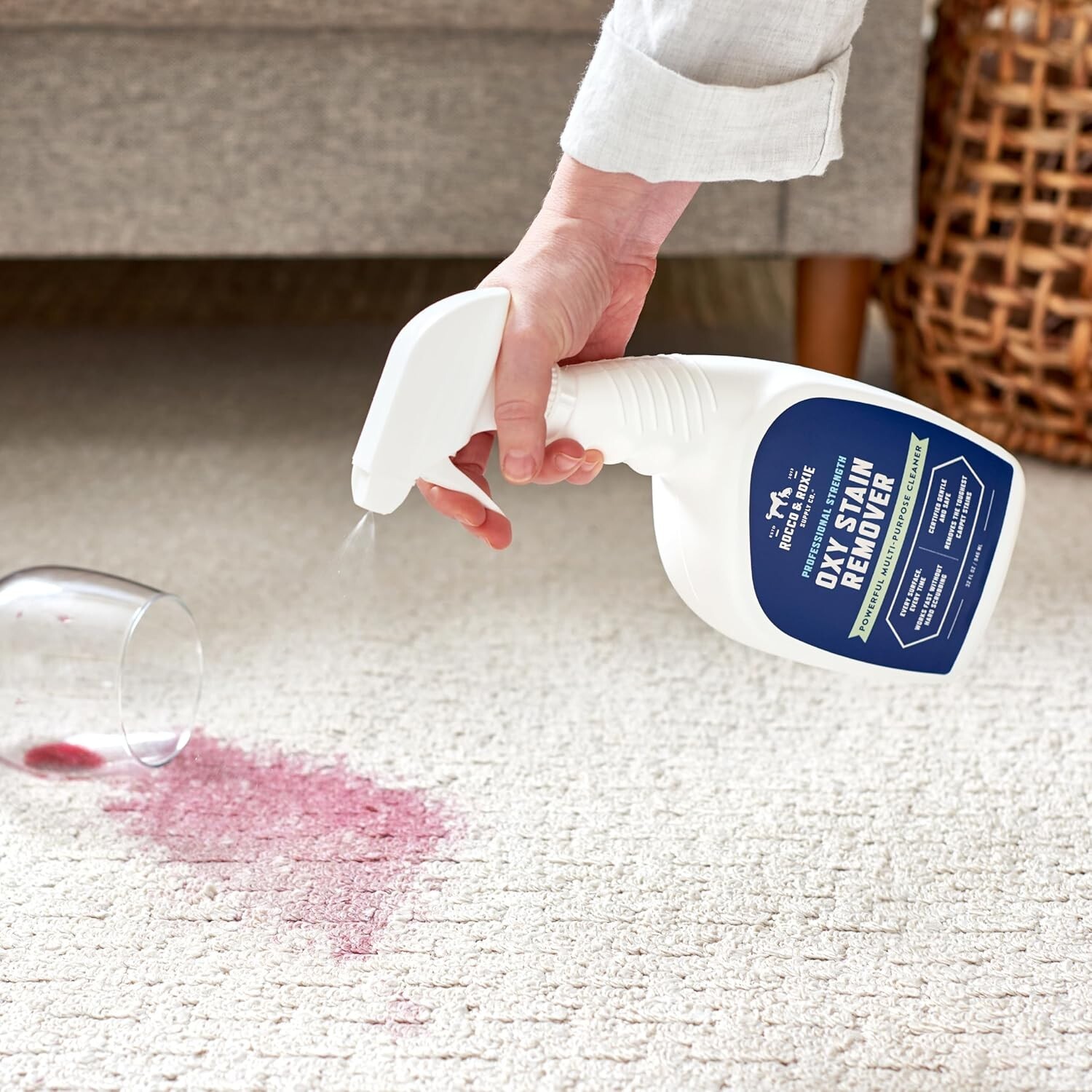Multi-Surface Stain Remover Spray for Tough Pet and Baby Stains – Fragrance Free