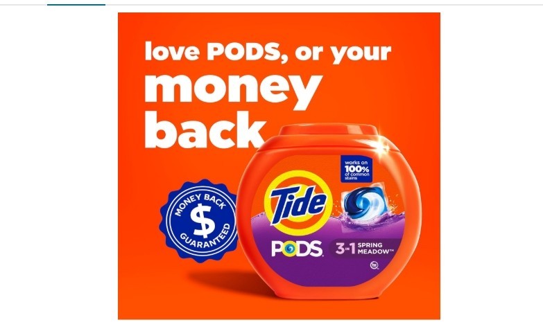 Tide PODS Laundry Detergent Pacs, 3-in-1 Stain Remover, Odor Fighter, Color Prot
